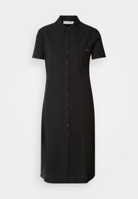 BUTTON DOWN DAY DRESS - Abito a camicia - black