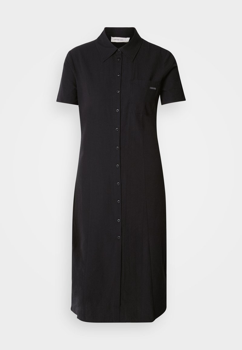Calvin Klein Jeans BUTTON DOWN DAY DRESS - Abito a camicia - black/nero -  Zalando.it