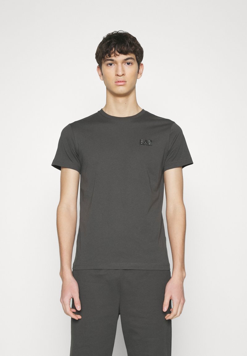 EA7 Emporio Armani Basic T-shirt - dark grey - Zalando.co.uk