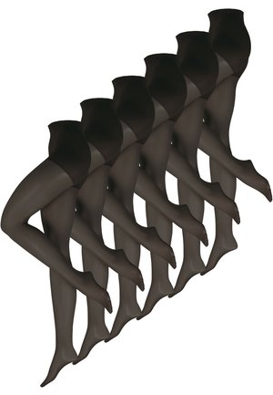 6-PACK STRUMPFHOSE 20 DEN WIE EINE ZWEITE HAUT - Medias - schwarz