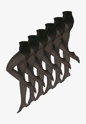 NUR DIE 6-PACK STRUMPFHOSE 20 DEN WIE EINE ZWEITE HAUT - Collants - schwarz