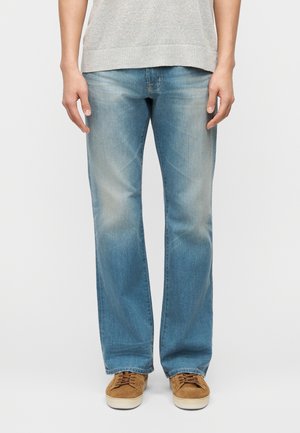 CLINT CLASSIC BOOTCUT - Traperice ravnih nogavica - blue denim