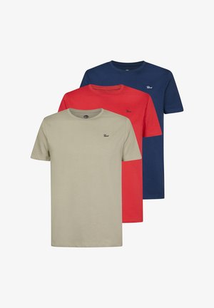 Petrol Industries DREIER 3 PACK SPECIAL - Camiseta básica - blue