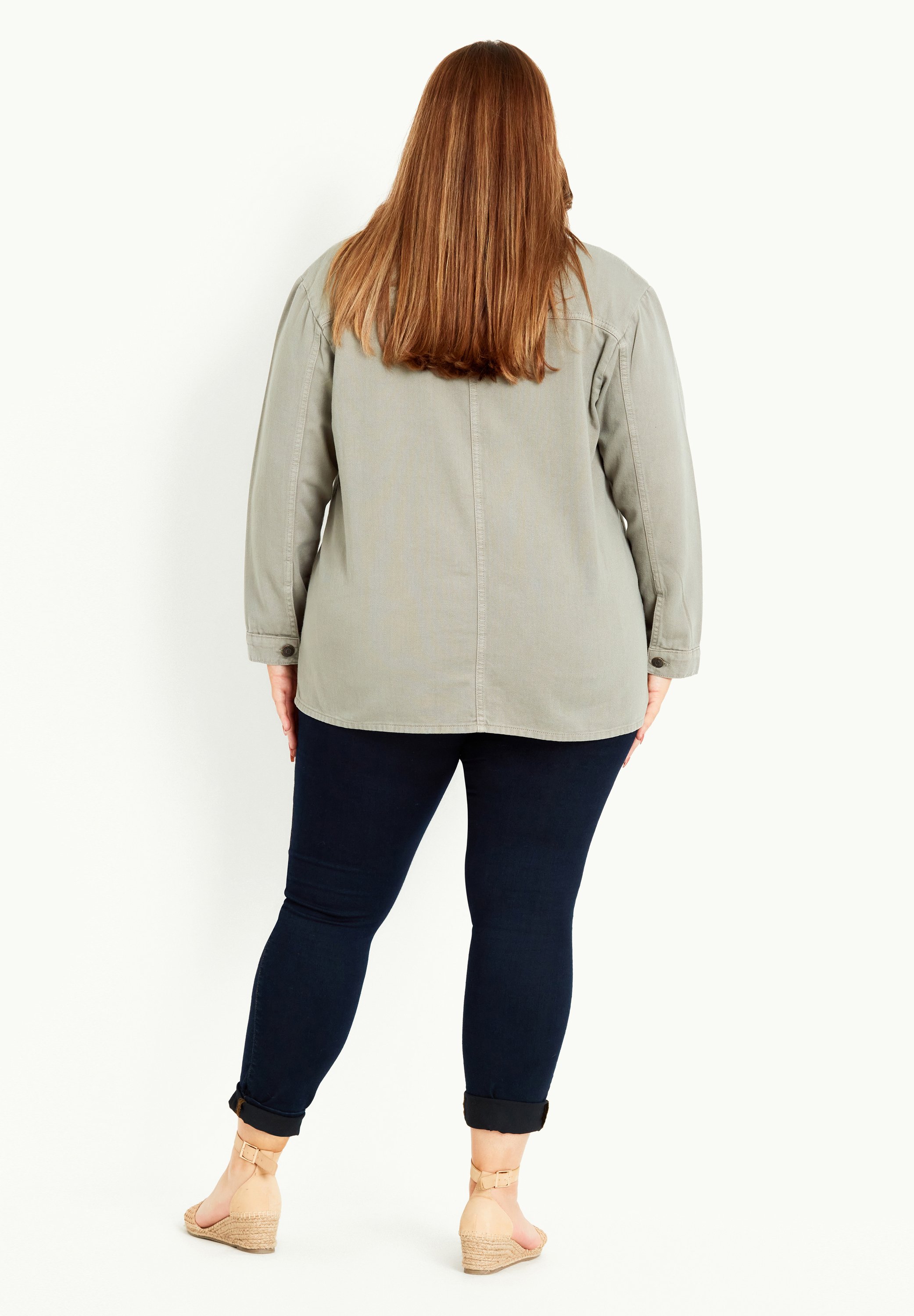 Evans EVANS TWILL - Spijkerjas - khaki light/bruin - Zalando.nl
