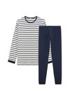 PYJAMA COTE UNISEX - Pyjama - marshmallow/smoking
