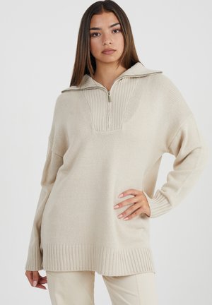 Strickpullover - stone