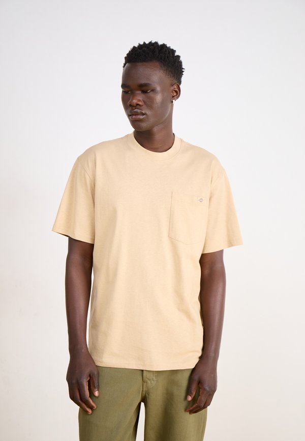 LURAY POCKET TEE - Basic T-shirt - irish cream