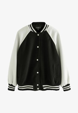 Next VARSITY - REGULAR FIT - Geacă bomber - black