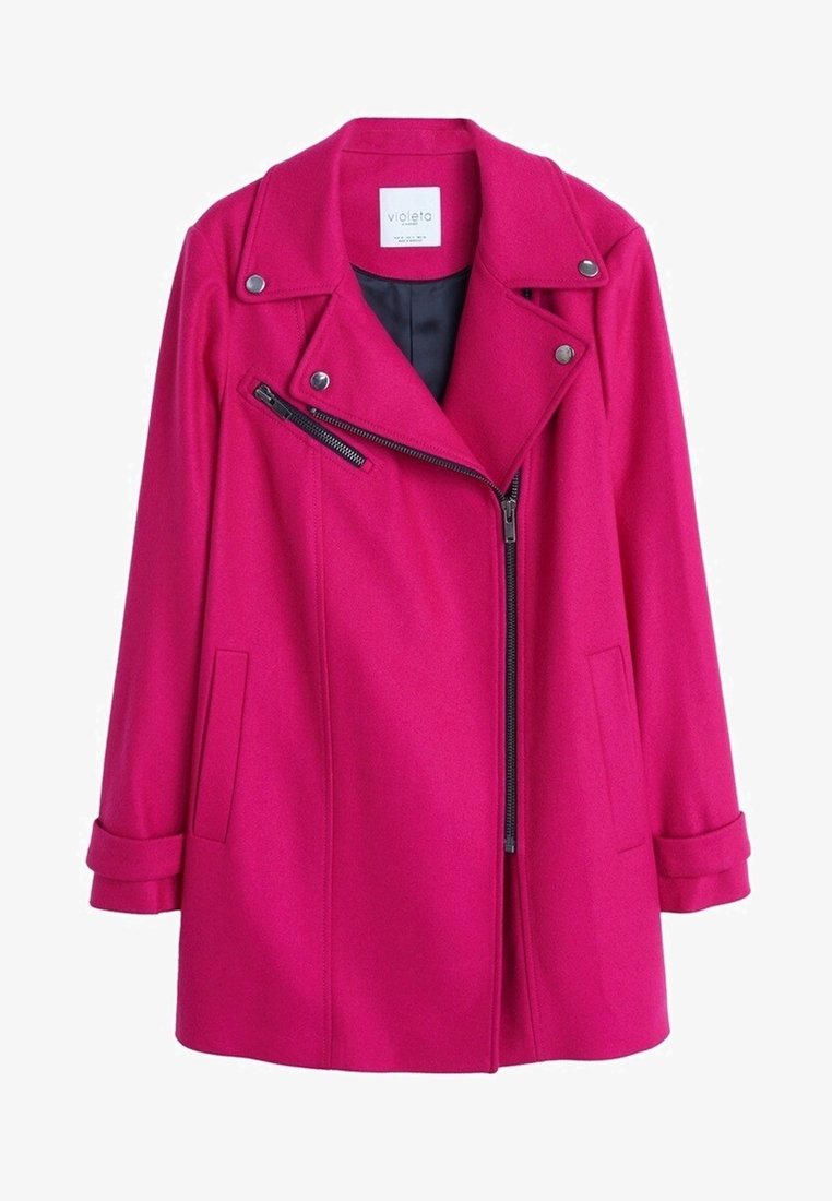 Violeta by Mango Kurzmantel pink (Pre-owned) Zalando