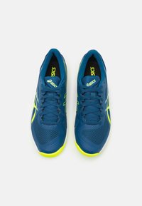 ASICS SOLUTION SWIFT 2 - Chaussures de tennis pour terre-battueerre battue - mako blue/safety yellow