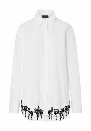 LIU JO, LIU JO POPLIN SHIRT WITH EMBROIDERY - Chemisier - white