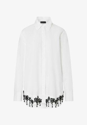 LIU JO, LIU JO POPLIN SHIRT WITH EMBROIDERY - Chemisier - white