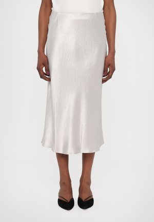 ALESSIO - A-snit nederdel - pearl grey