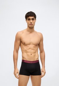 Tommy Hilfiger SIGNATURE TRUNK 3 PACK - Chiloți boxer - black/silver-coloured/multi-coloured