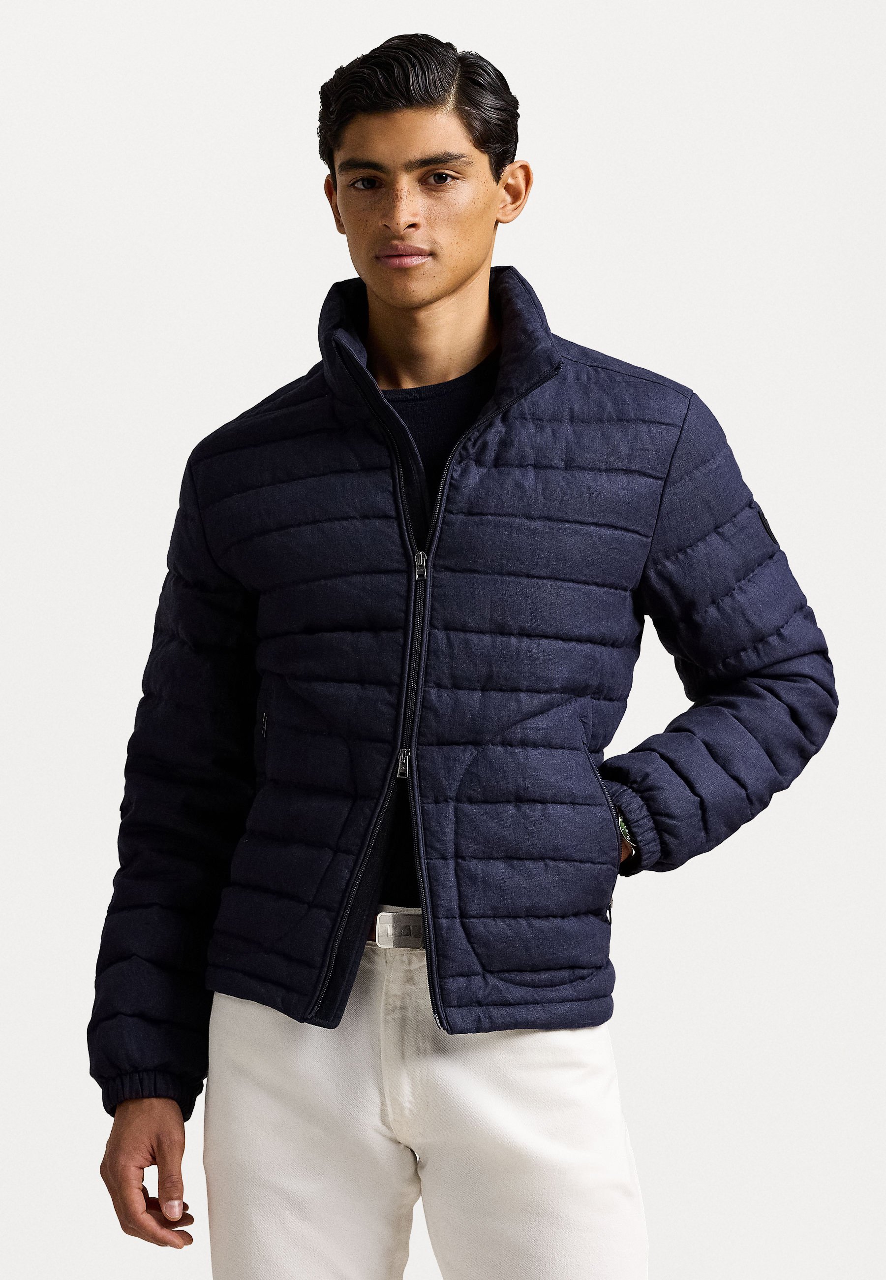 Polo Ralph Lauren QUILTED LINEN DOWN JACKET - Down jacket 