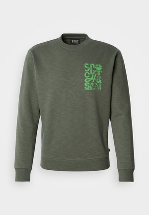 Scotch & Soda LEFT CHEST LOGO - Sweatshirt - thyme