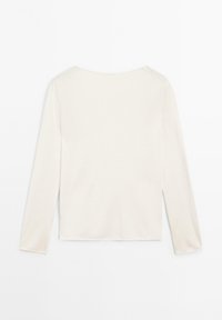 BOAT NECK LONG SLEEVE - Svetr - beige