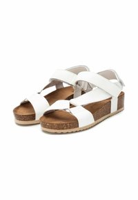 XTI Sandalias de cuña - white