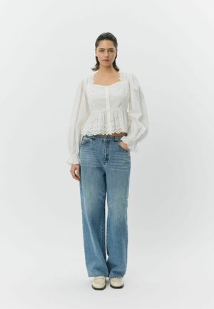 ARIASW BRODERIE ANGLAISE - Blūze - off white
