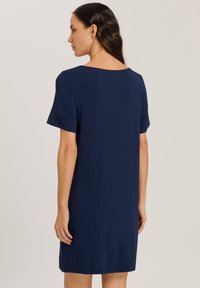 Hanro NATURAL ELEGANCE - Camicia da notte - deep navy