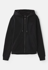 Versace BRUSHED CREST THREAD - Felpa con zip - black/nero - Zalando.it