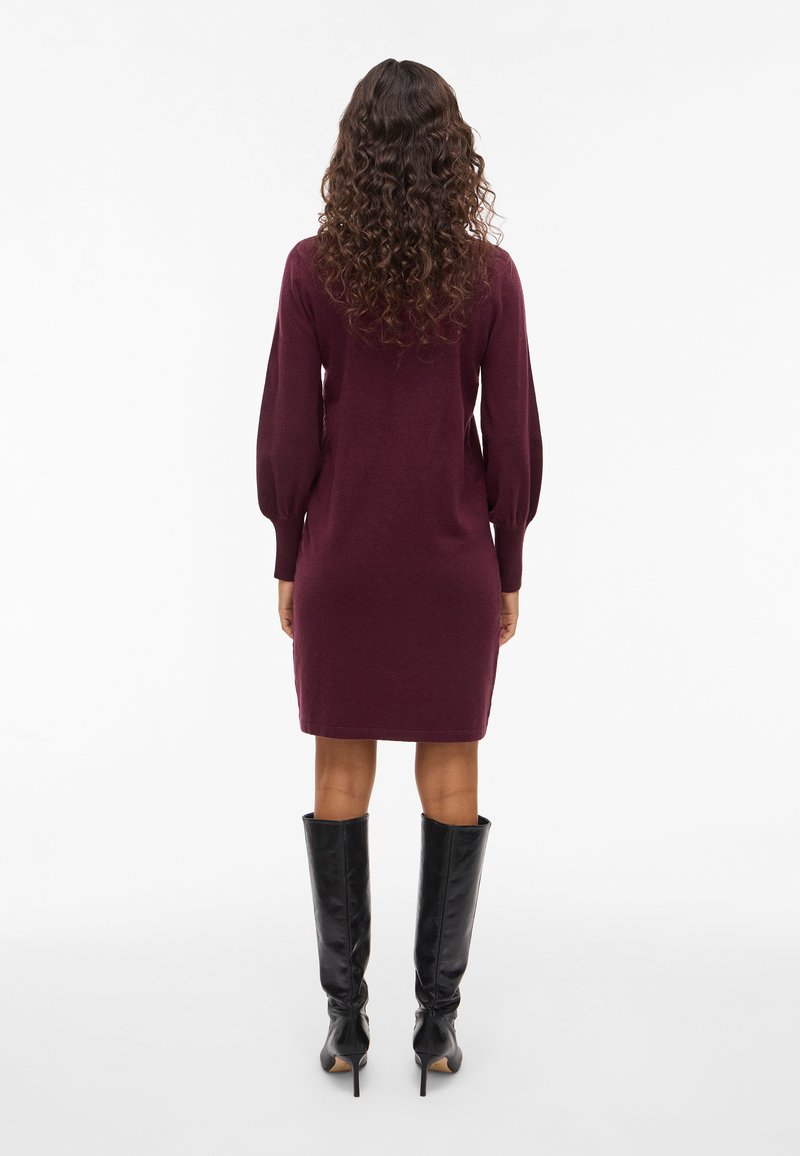 VILA Short VIKERRY Knitted - Jumper dress - fig/dark purple - Zalando.ie