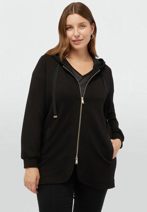 CON ZIP - Zip-up sweatshirt - nero