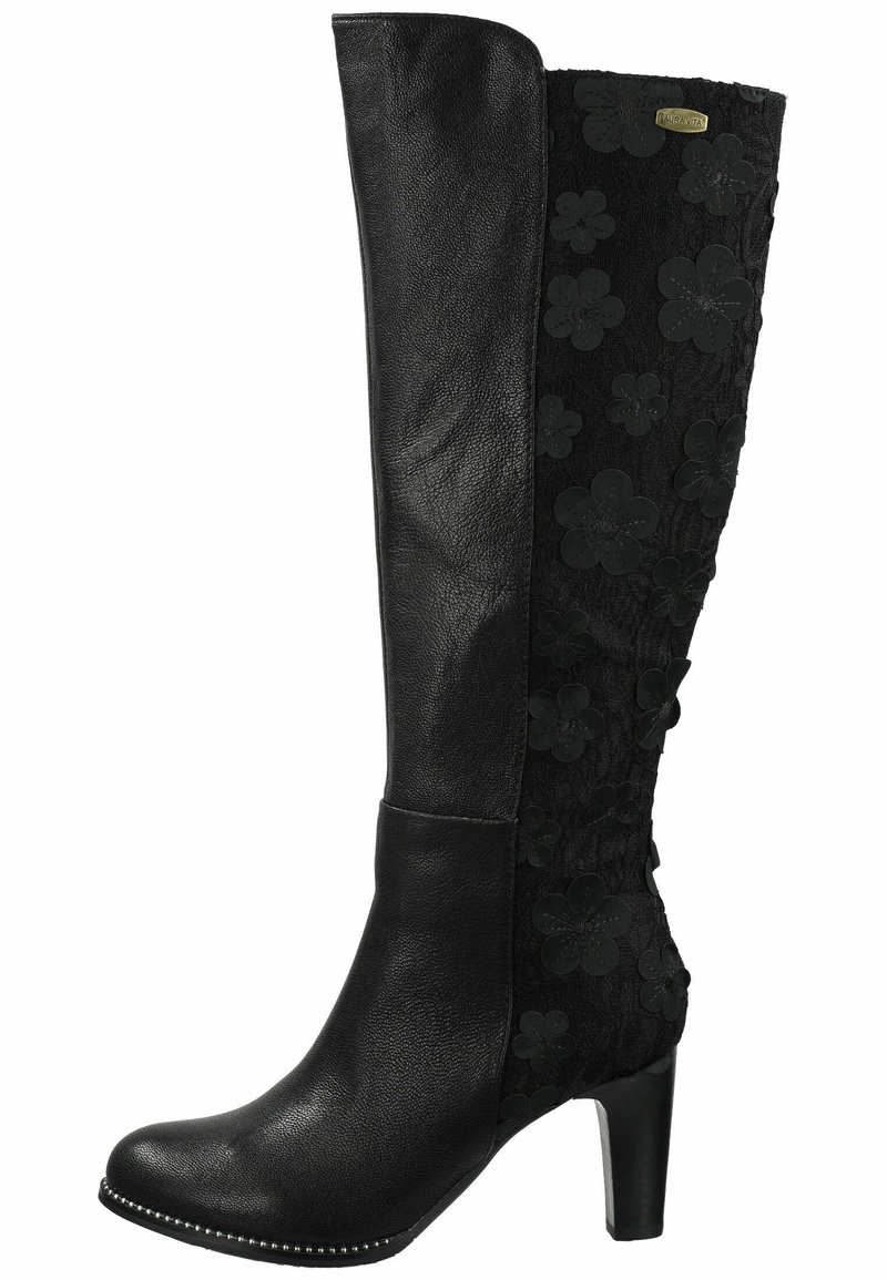 LAURA VITA Korolliset saappaat - black