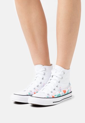 CHUCK TAYLOR ALL STAR CRAFTED FLORALS - Sneakers alte - white/multi-coloured/black