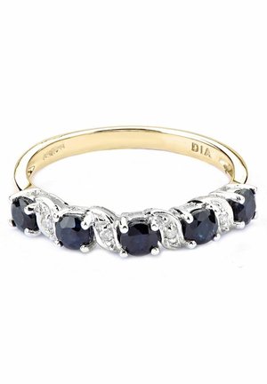DIAMANT L'ÉTERNEL, SAPPHIRE AND DIAMOND ETERNITY- EU SIZE - 5 - Prsteň - gold coloured