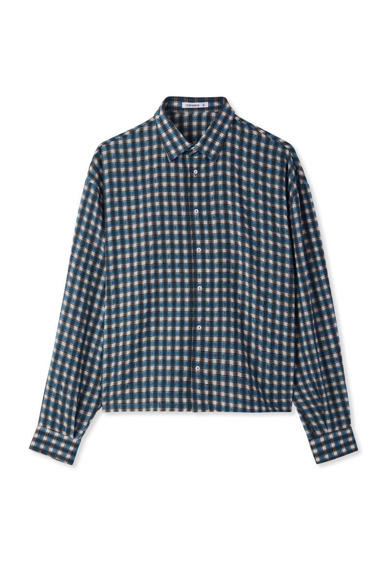 Terranova CLASSICA QUADRI - Camicia - var blu