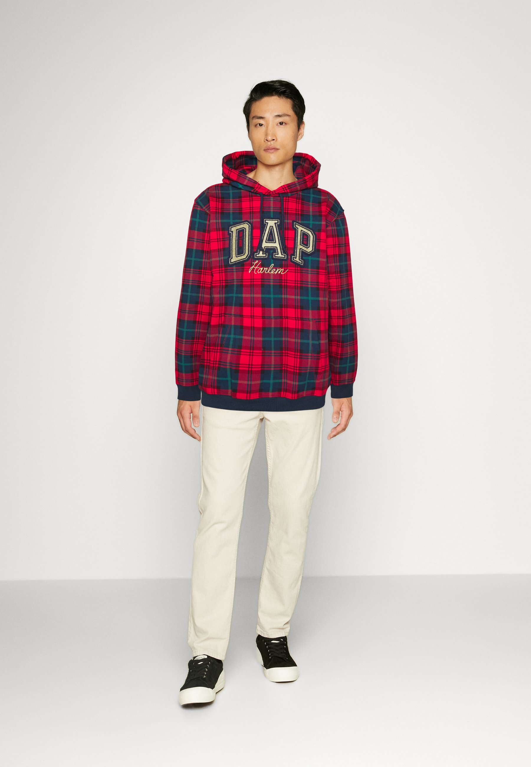gap checkered hoodie