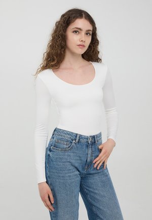 Terranova Maglietta a manica lunga - bianco lana