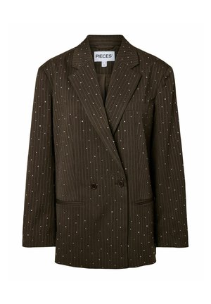 Pieces, BLAZER PCFALKA PINSTRIPE - Manteau court - delicioso