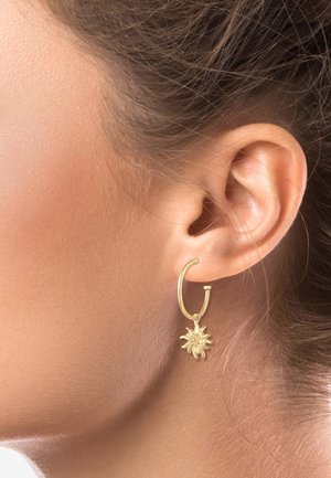 DAINTY FLOWER BLOSSOM - Earrings - gold-coloured