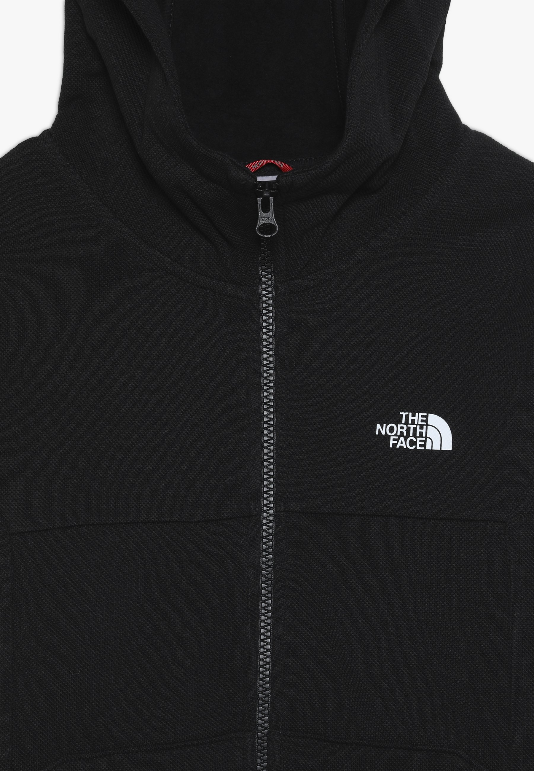 white north face zip up