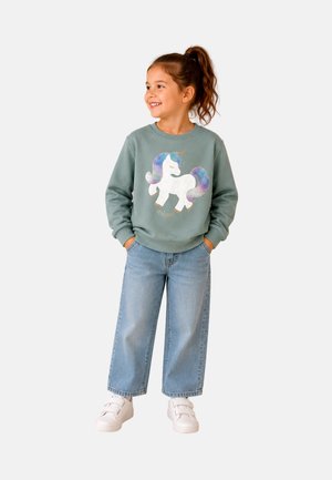 Name it, NAME IT PULLOVER KISA PULLOVER - Sudadera - grün
