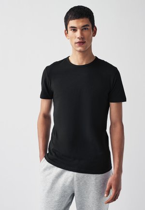 Next 2 PACK - REGULAR FIT - T-shirt - bas - black