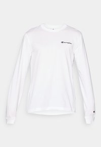 ICONS CONTRAST CREWNECK LONG SLEEVE  - Long sleeved top - white