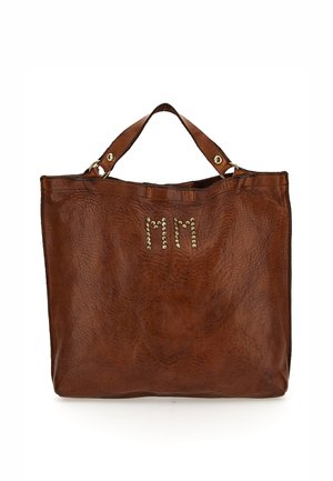 Shopping bag - cognac