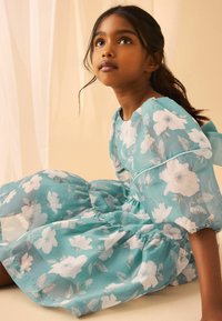 Laura Ashley FLEURIR TOURMALINE - REGULAR FIT - Denné šaty - mid blue