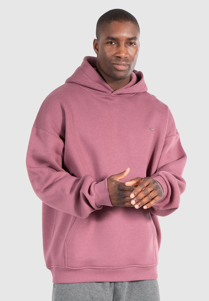 Smilodox DAWSON OVERSIZED HOODIE - Felpa con cappuccio - violett