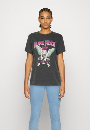 ONLLUCY REBEL - Print T-shirt - black