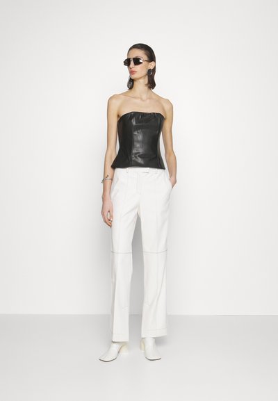 Materiel STITCHED PANTS - Püksid - marshmallow