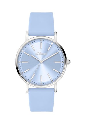 KLASSISCH MIT FUNKELNDEN STEINEN - Uhr - blau