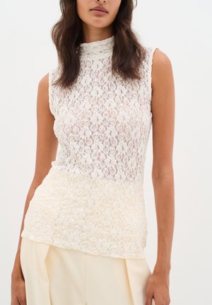 CIVAHIW TURTLENECK - Bluse - whisper white