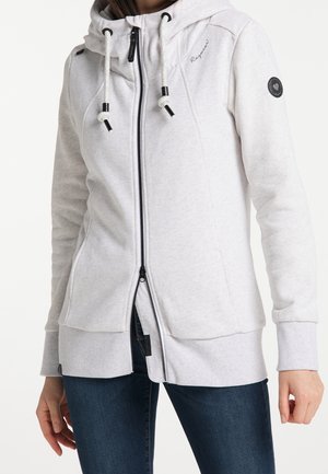 Sudadera con cremallera - white