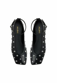ALDO Ballerina's met enkelbandjes - black