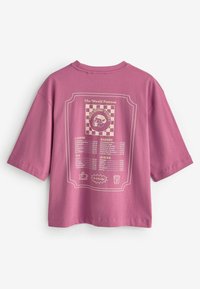 Next BOXY SHORT SLEEVE - T-shirts print - raspberry pink