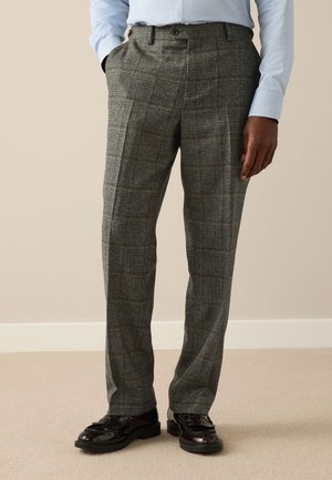 Next REGULAR FIT - SIGNATURE ABRAHAM MOON TWEED CHECK  - Oblekové nohavice - green